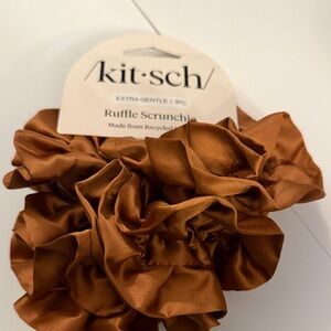 Kitsch Ruffle Scrunchie - Copper